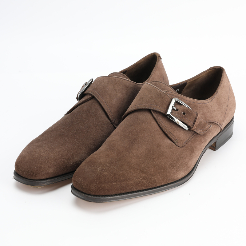  FERRAGAMO/菲拉格慕 男士英伦搭扣休闲鞋 477478CIPR0CH0C