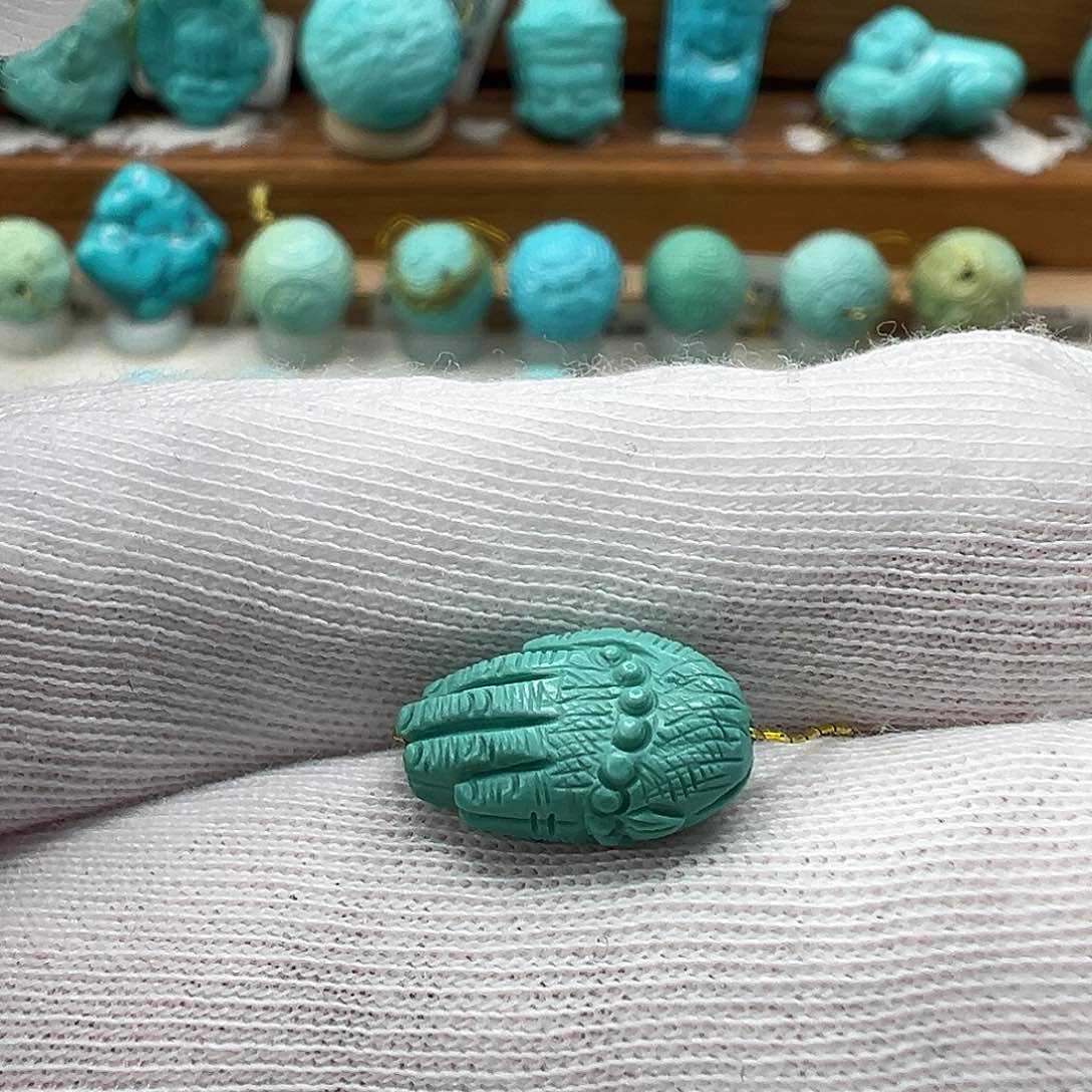 绿松石佛手 未镶嵌