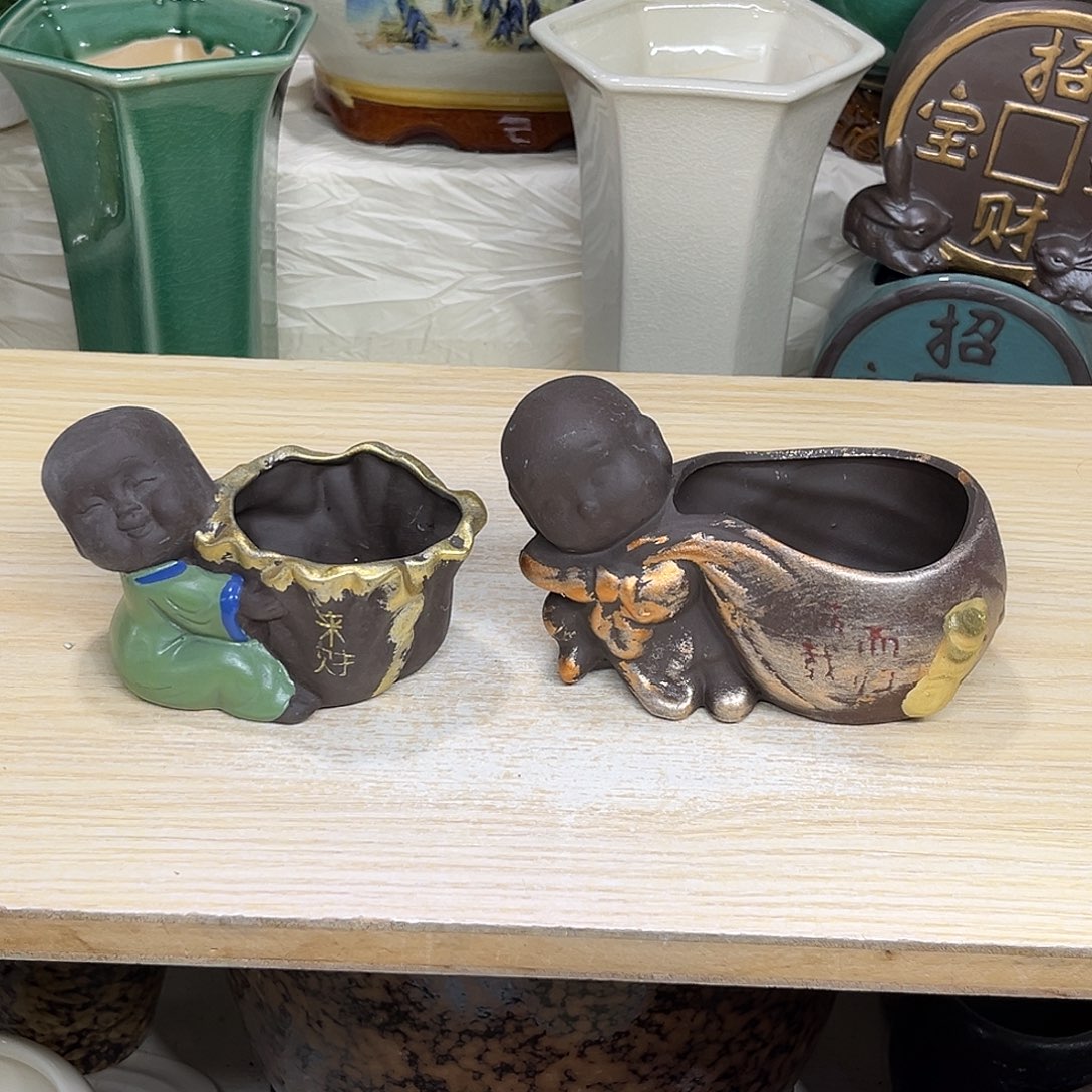 陶瓷绿植多肉微瑕花盆