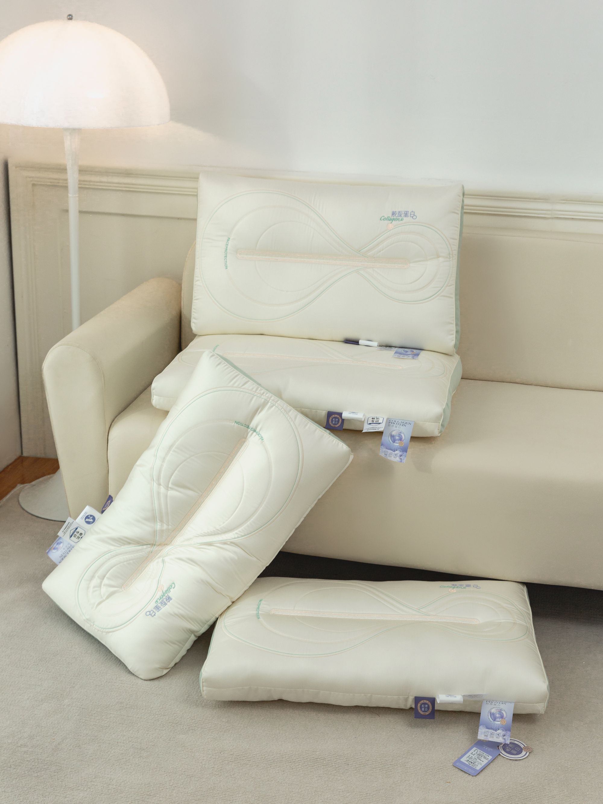 小珊珊3 乳胶美容枕升级款好睡眠（拍一发二）