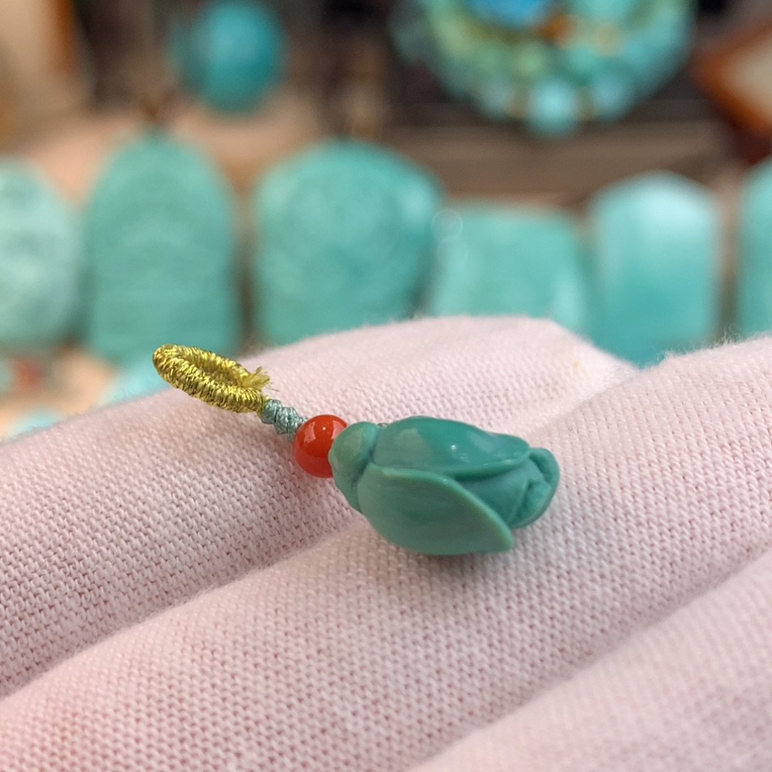 绿松石未镶嵌配饰