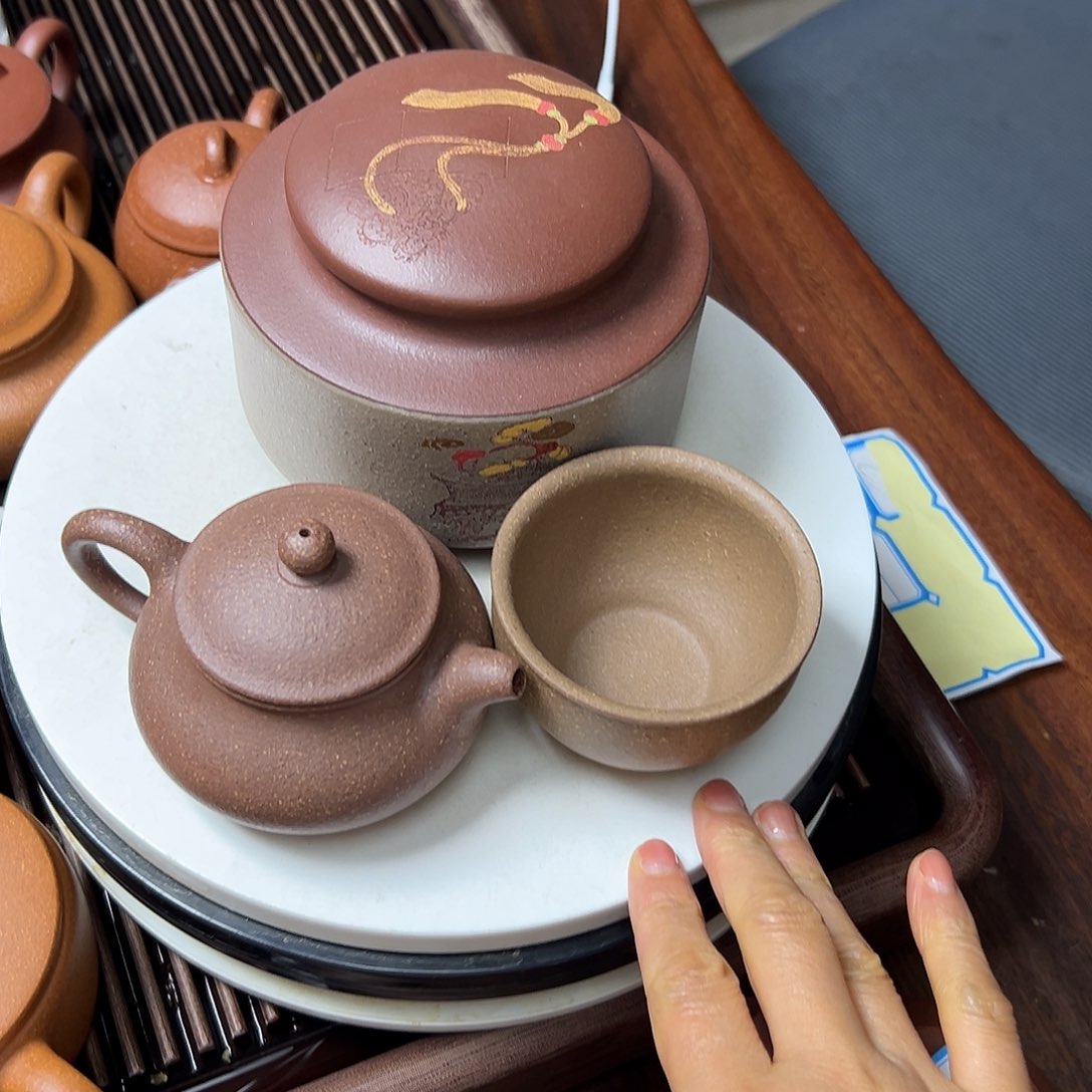 段泥茶壶转**秒紫砂壶等传统