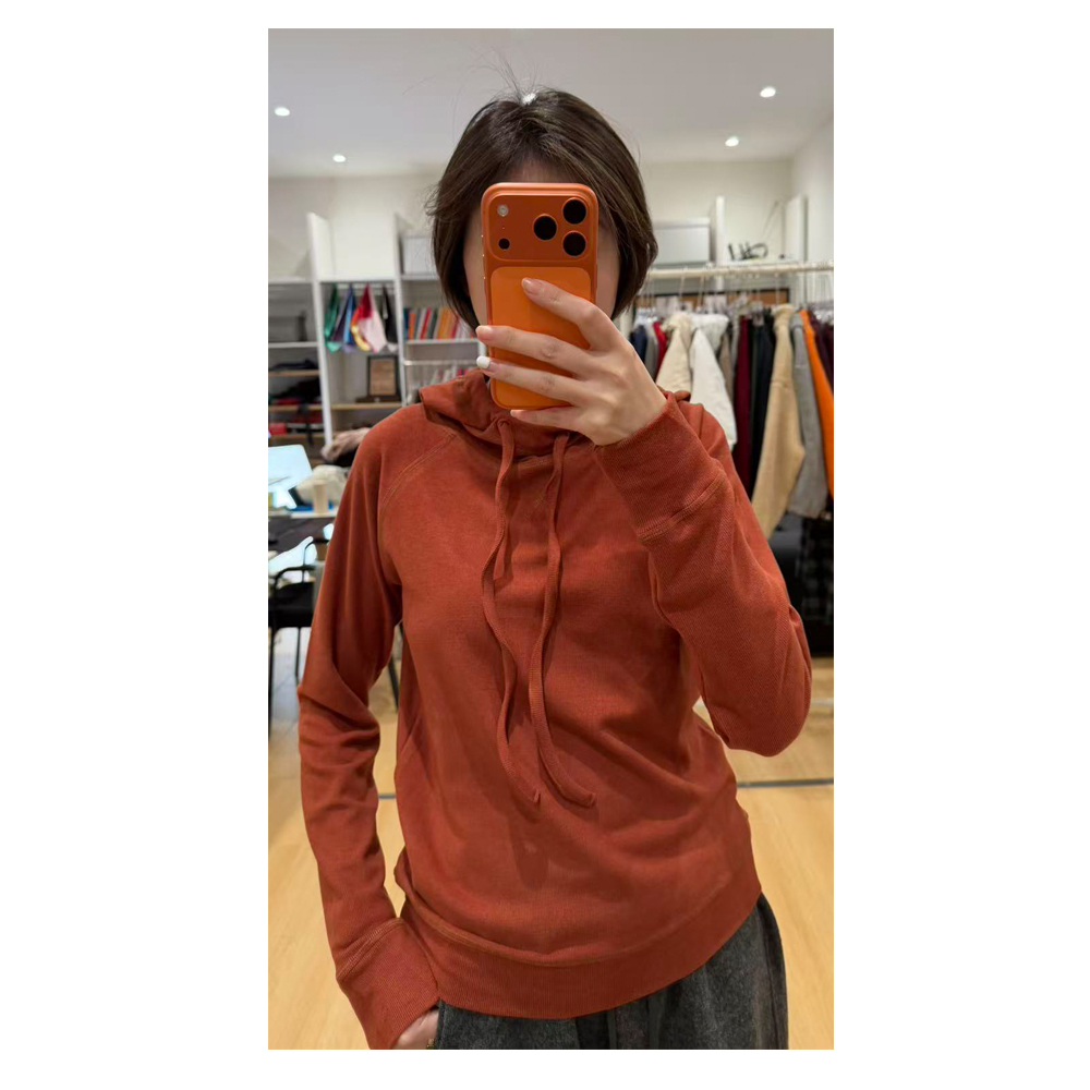 【 高级感穿搭】德绒设计感简约风帽衫长袖卫衣BC236