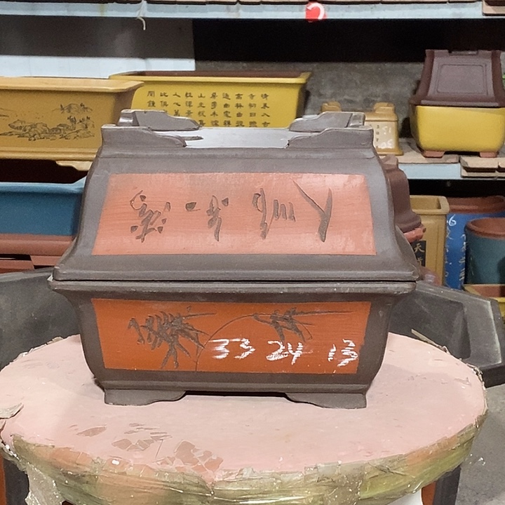 宜兴紫砂花盆花盆