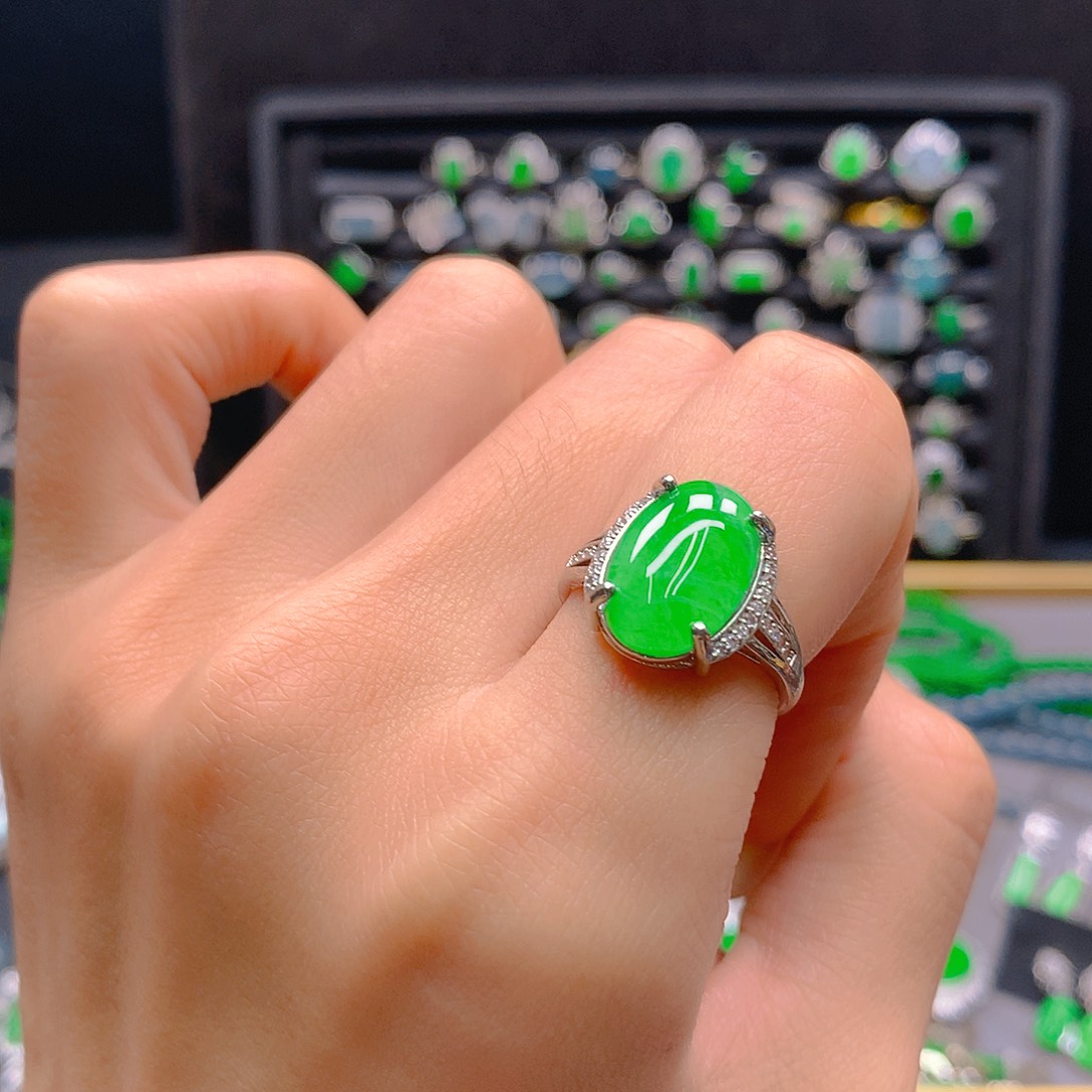 未镶嵌戒指翡翠天然翡翠