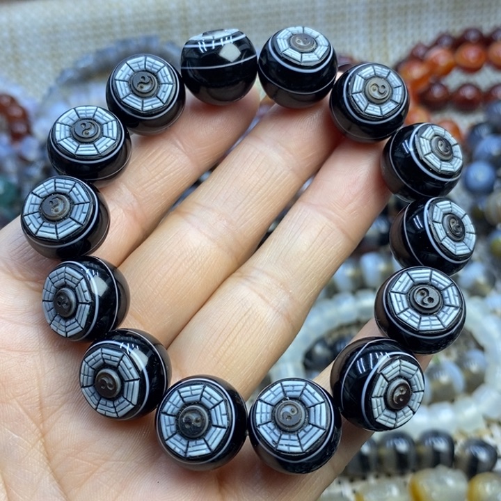 玛瑙/玉髓手链未镶嵌风**行