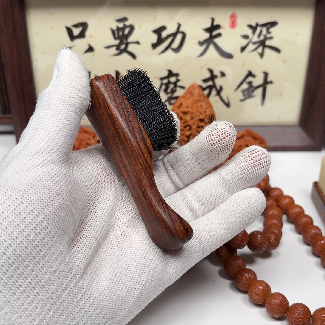 迷你便携黑猪鬃密毛