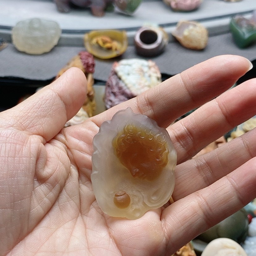 【闪购商品】未镶嵌吊坠定制玛瑙