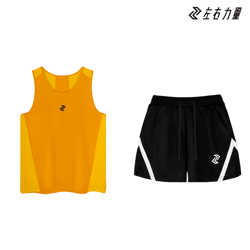 左右力量夏季爆款套装透气多场景宽松跑步运动篮球健身运动搭配