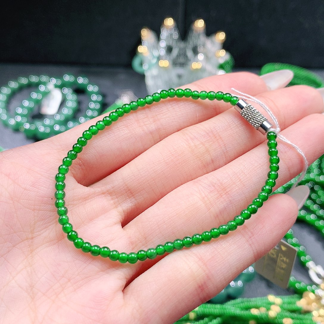 翡翠未镶嵌手链手链