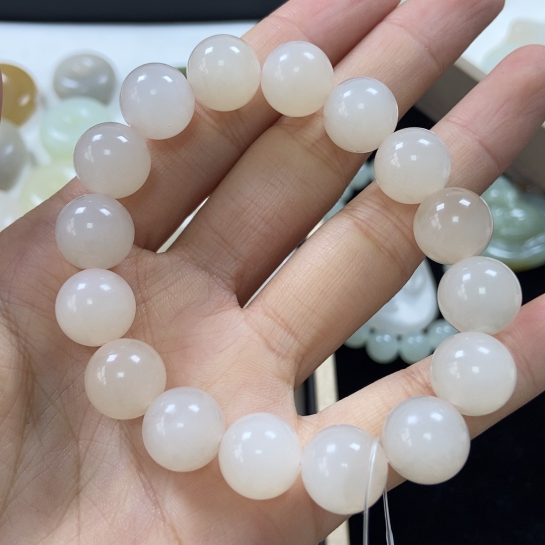 和田玉手串未镶嵌