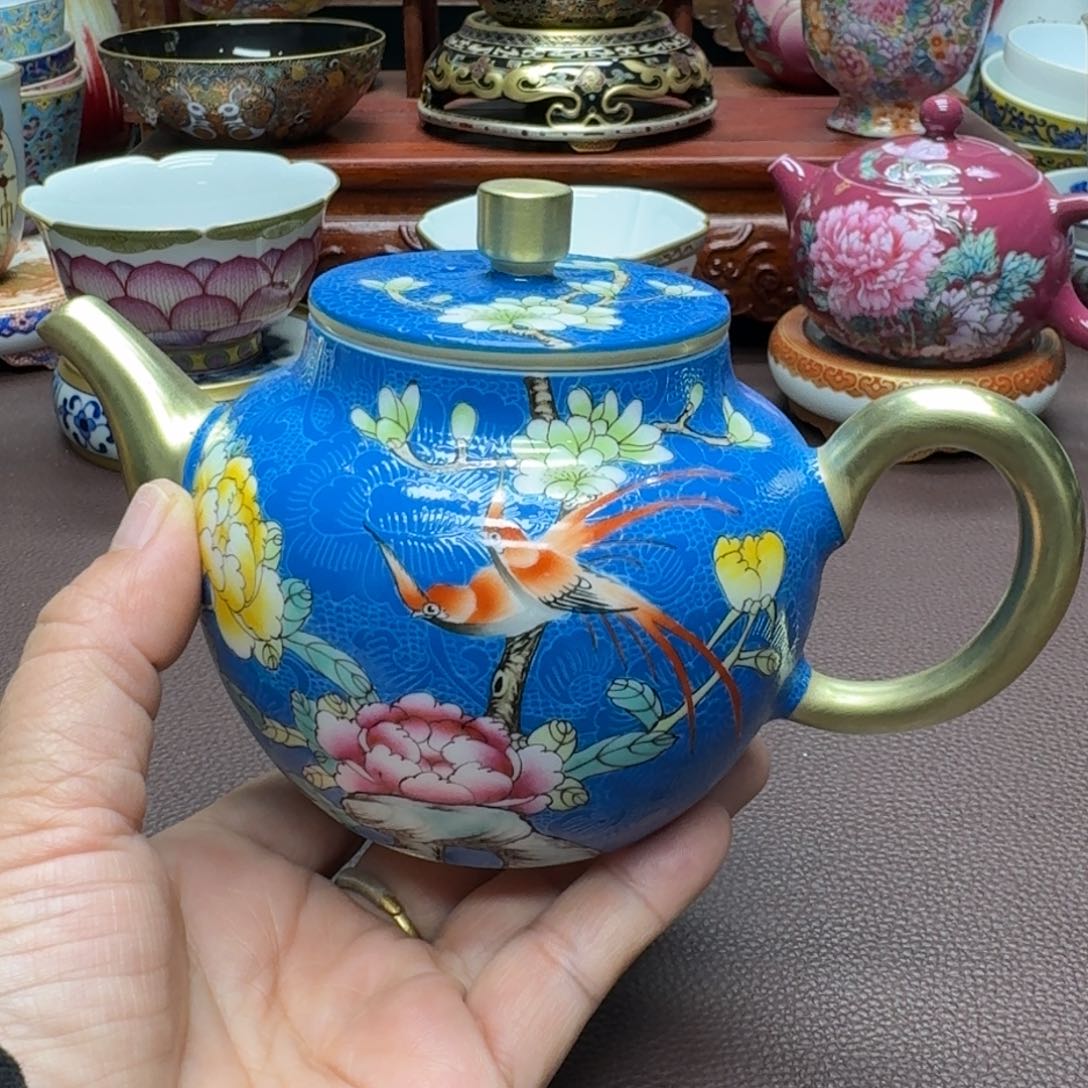 瓷片景德镇仿古手工制作精品展示