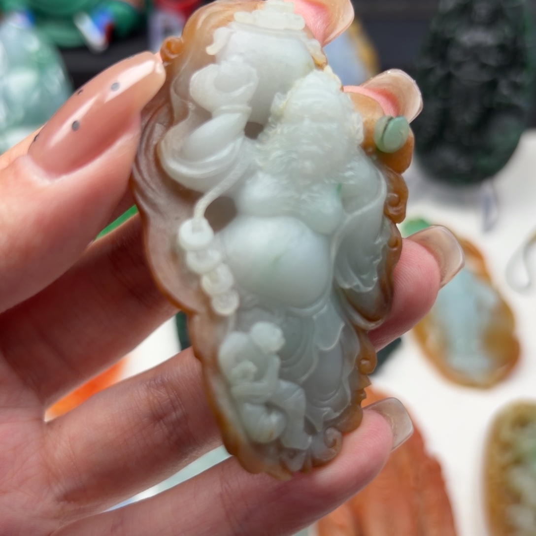 定制翡翠未镶嵌钟馗