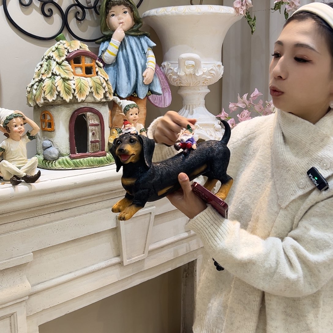 花园摆件红红火火