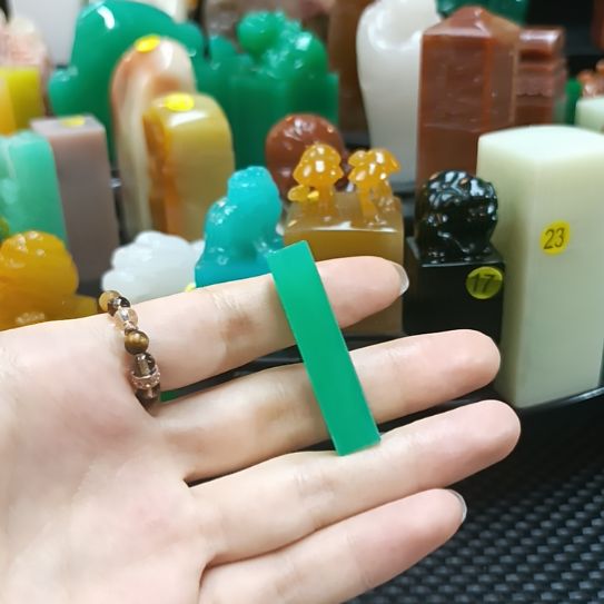 寿山石印石牙签章19++++