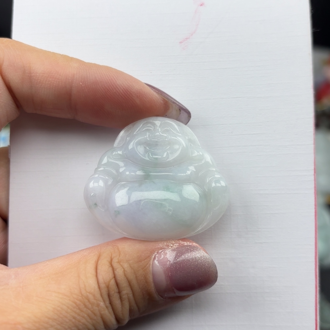 翡翠未镶嵌颈饰32尺寸佛公吊坠