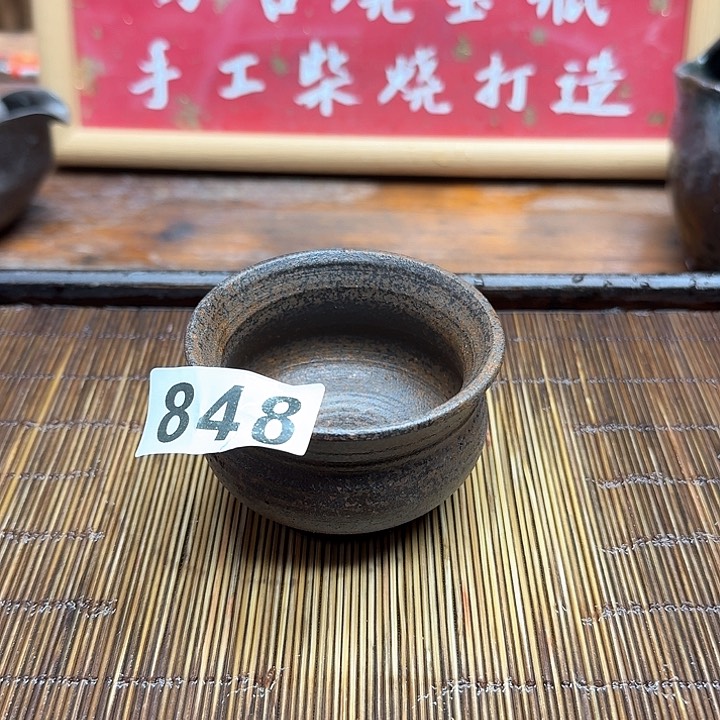 纯手工制作粗陶茶具