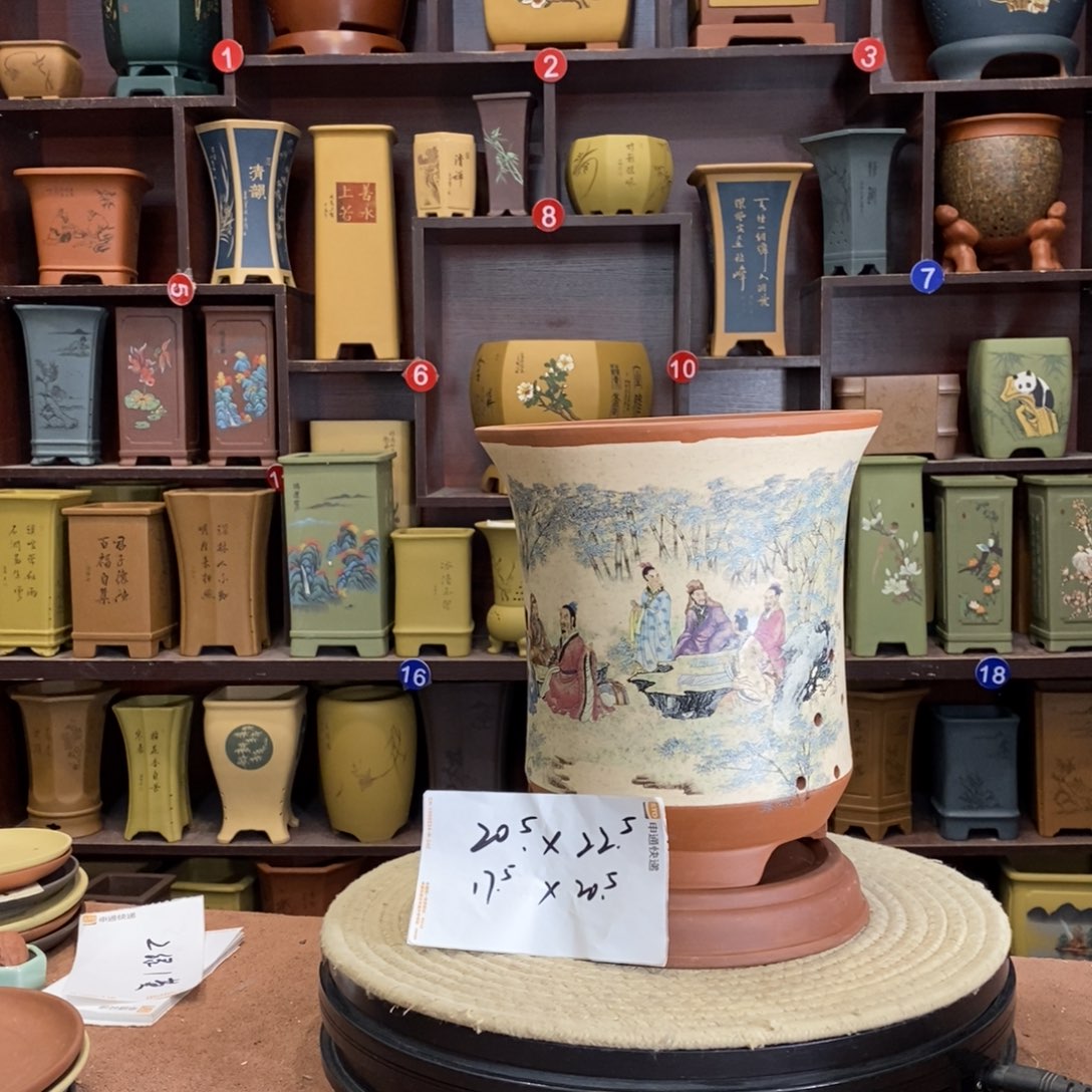 紫砂花盆紫砂花盆