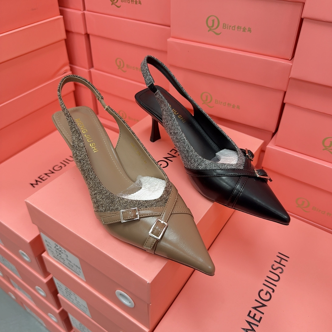 2025年春夏新款时尚百搭高跟鞋666-3