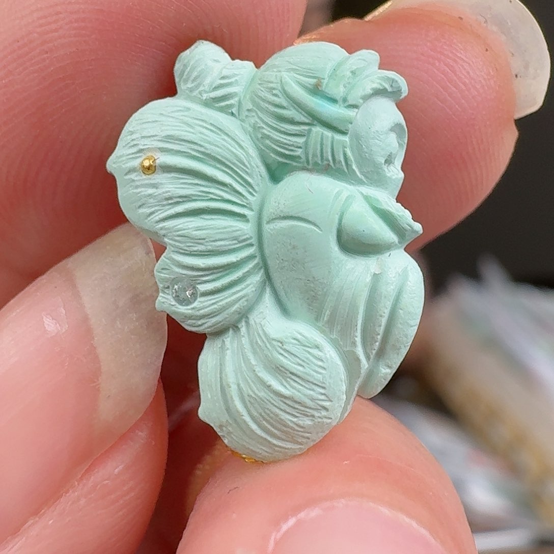 绿松石珠宝奇石未镶嵌