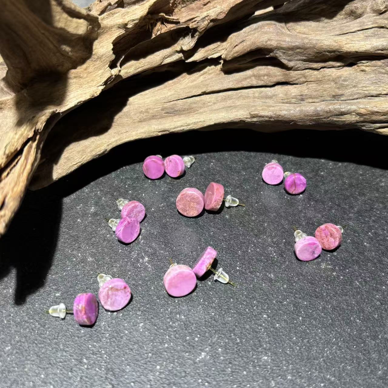 樱花粉耳钉DS101905-多样性发其一