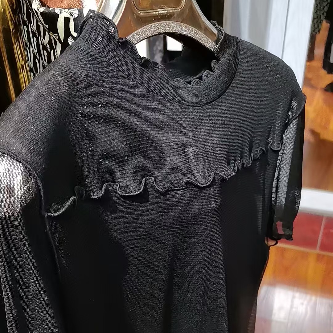 百分之百桑蚕丝减龄款上衣