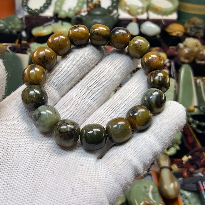 未镶嵌手串和田玉（糖玉）?**?