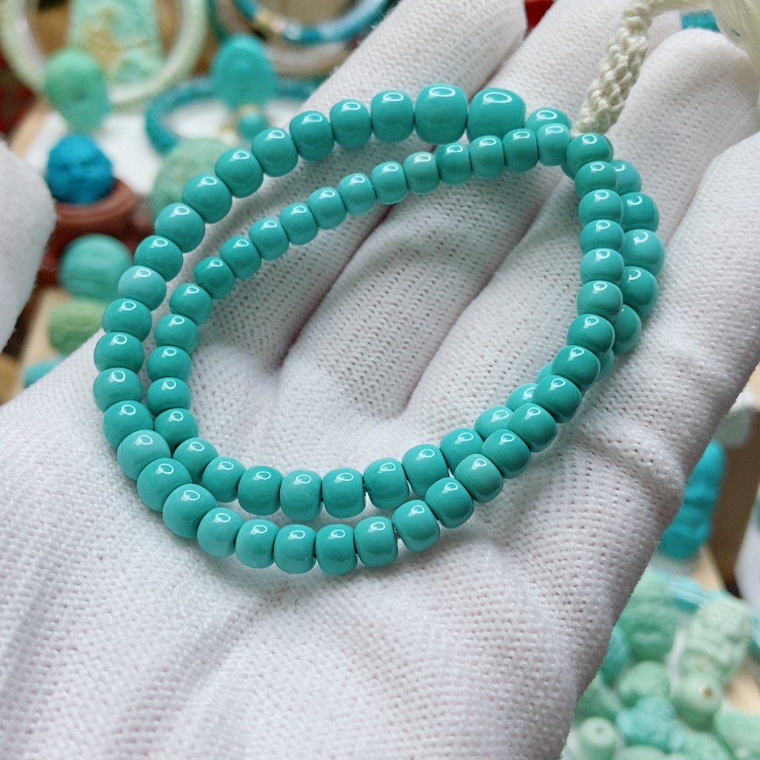 绿松石未镶嵌项链