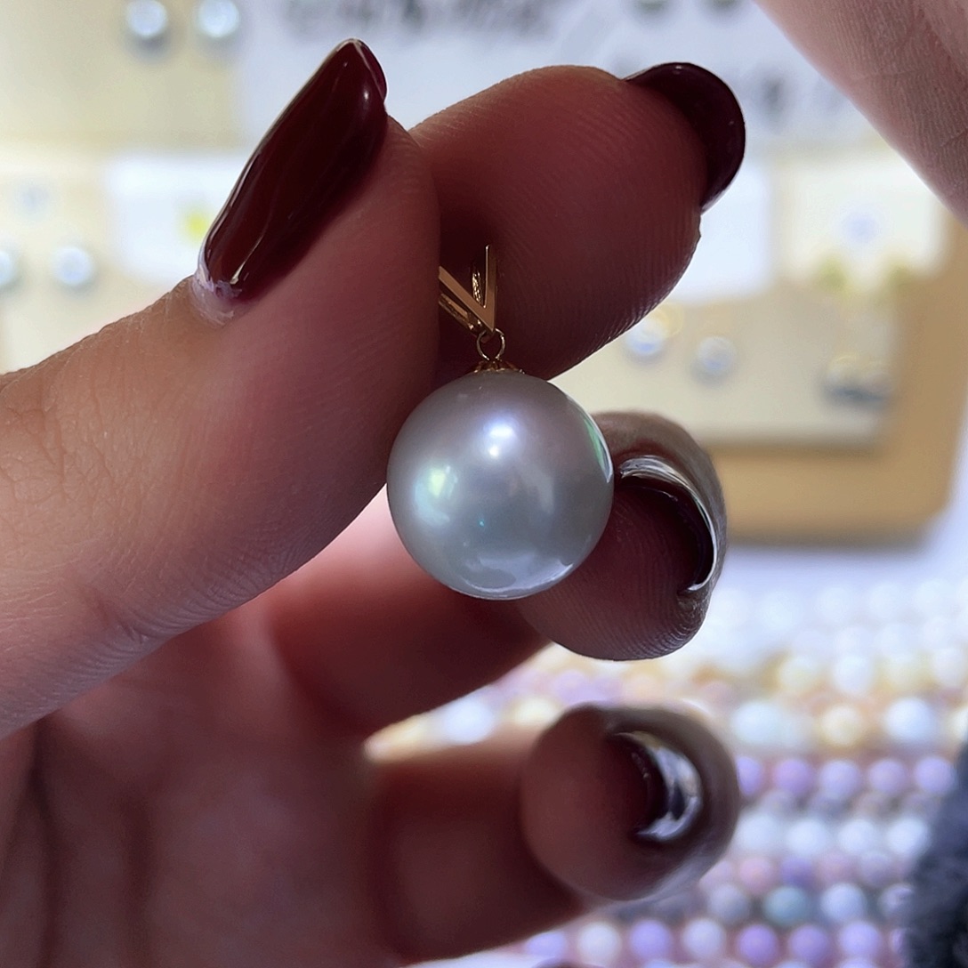 海水珍珠颈饰18K金镶嵌