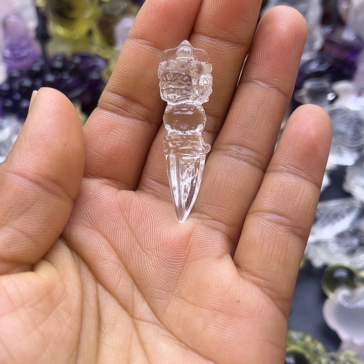 水晶摆件未镶嵌吊坠