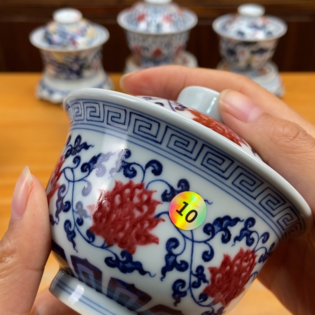 手绘现代茶具非古董