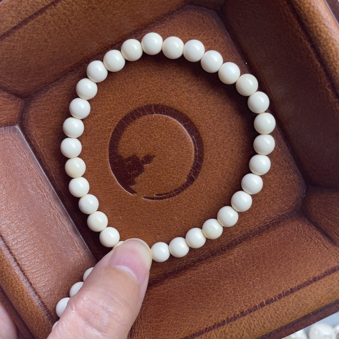 手串/手链/手镯猛犸象牙6圆珠单圈