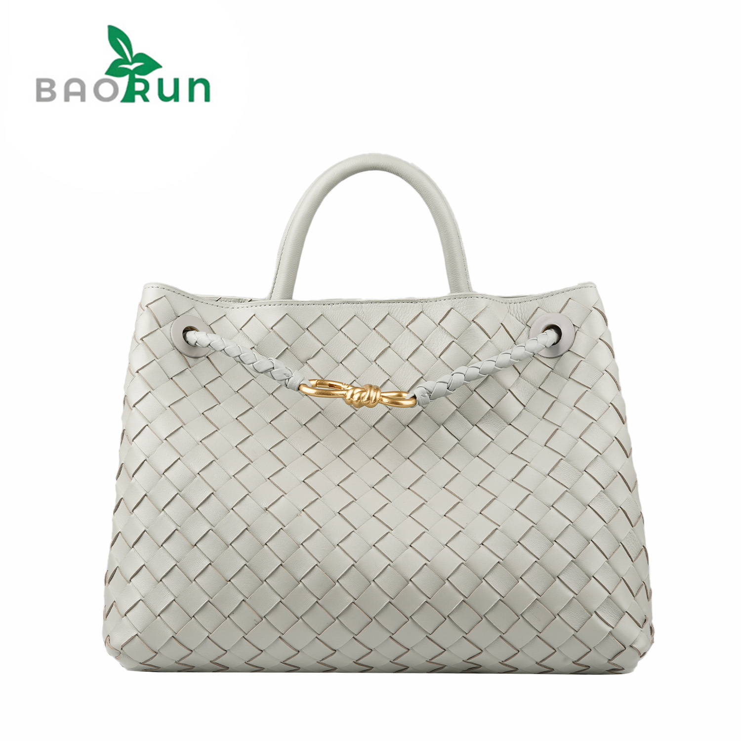 【B-ADM编织手袋】羊皮革 手工编织工艺 磁吸开合 小号24cm中号32cm