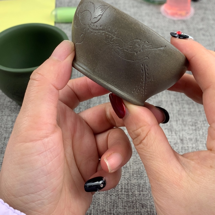 紫砂茶杯高端主人杯