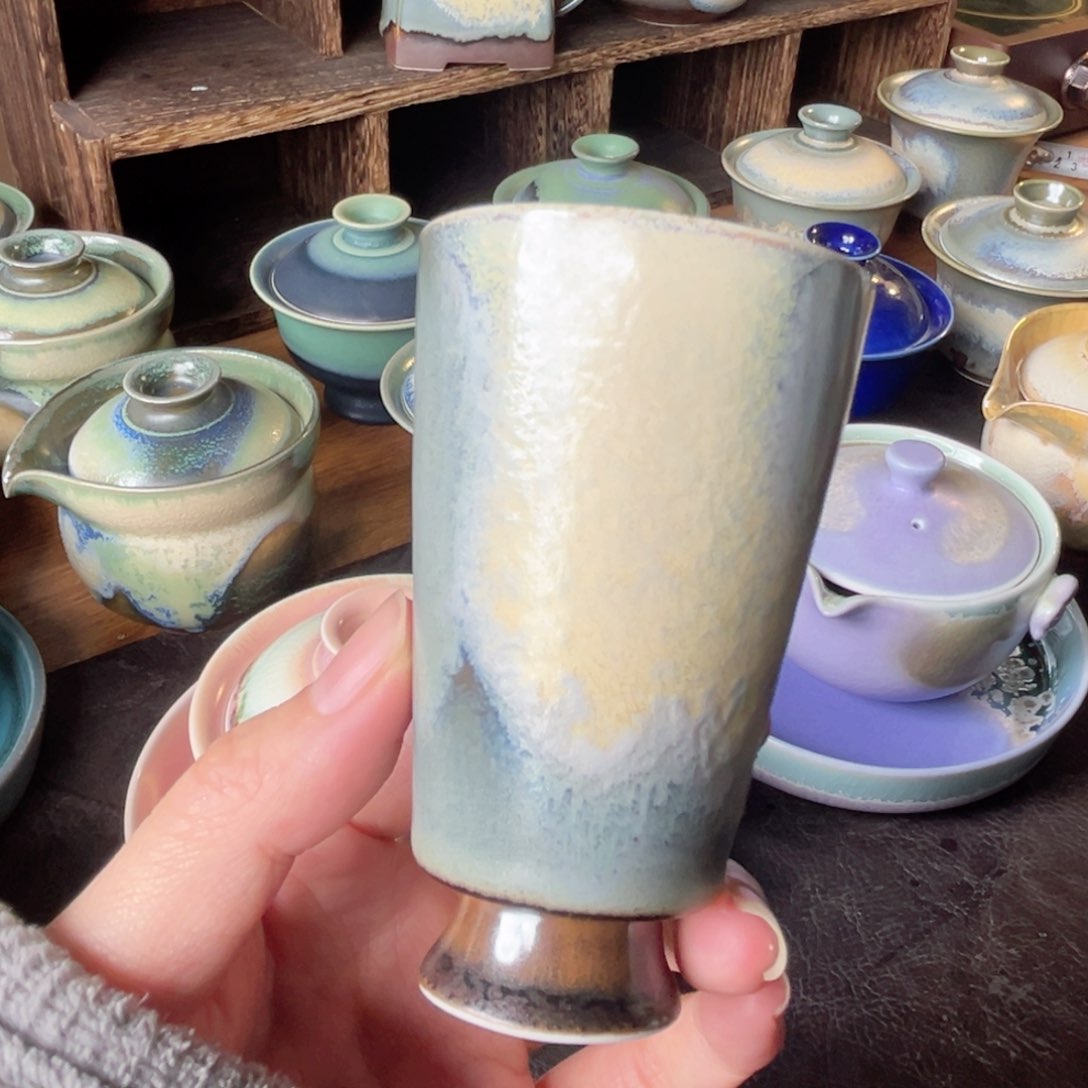 杯青現纯手工艺制作柴烧