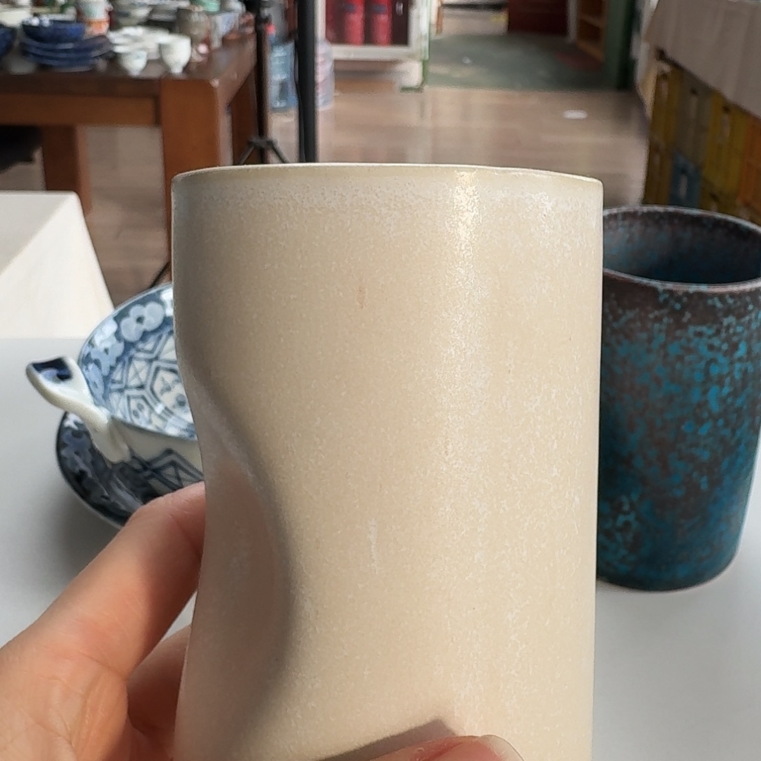 瓷清水烧艺术款水杯