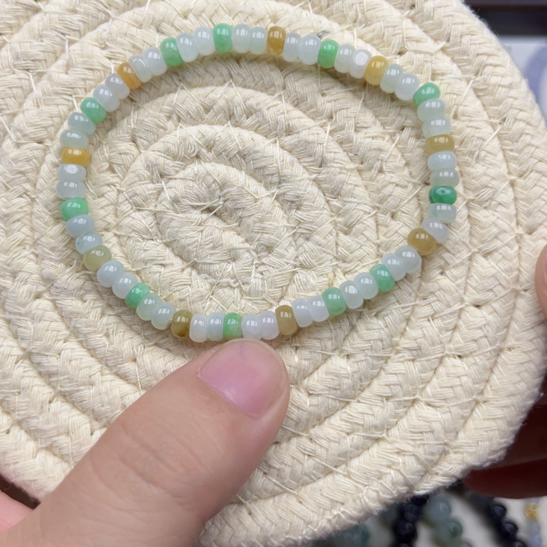未镶嵌手链翡翠翡翠