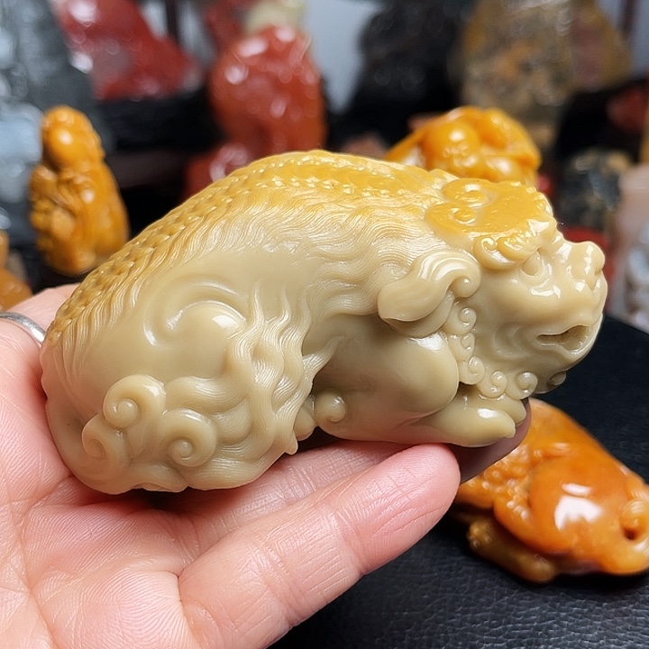 寿山石易旗障体料