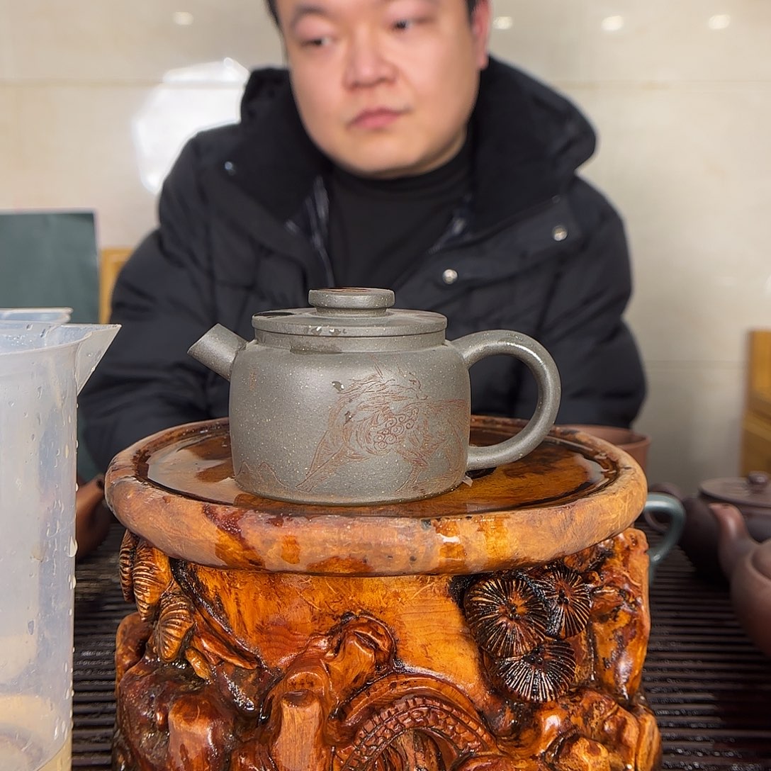 紫砂茶壶韩培东老师。220c c