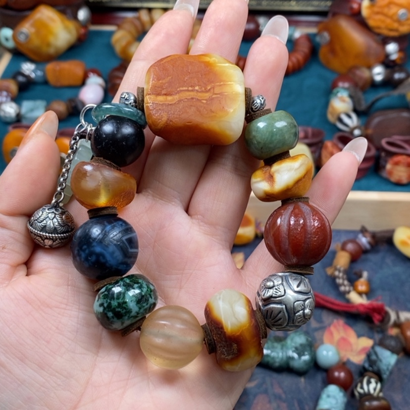 【闪购商品】蜜蜡手链未镶嵌手链