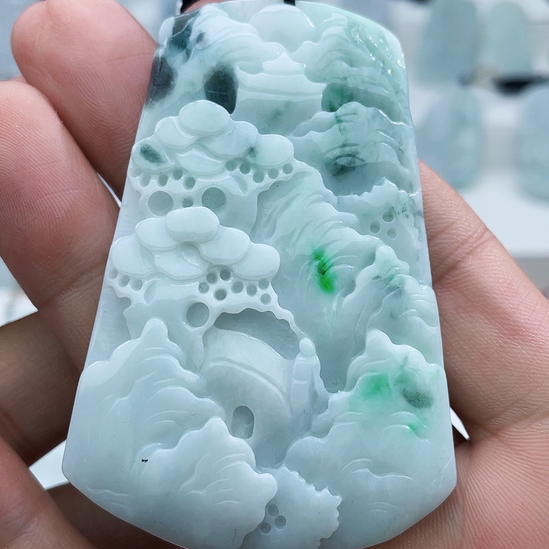 颈饰未镶嵌翡翠翡翠