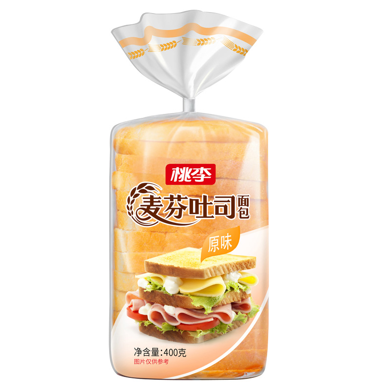 桃李麦芬吐司面包400克/袋