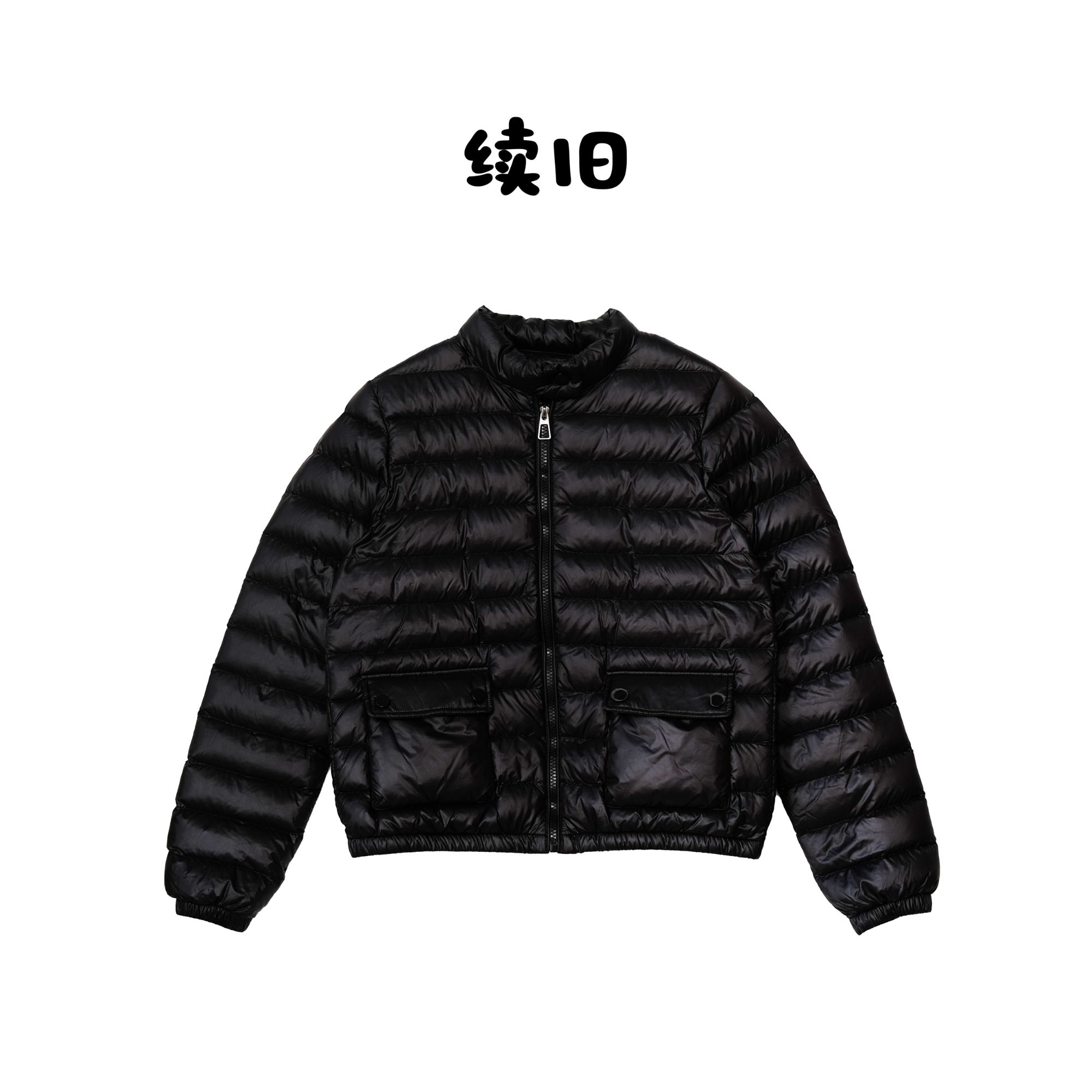 【续旧】秋冬新款立领修身气质简约轻薄短款羽绒服