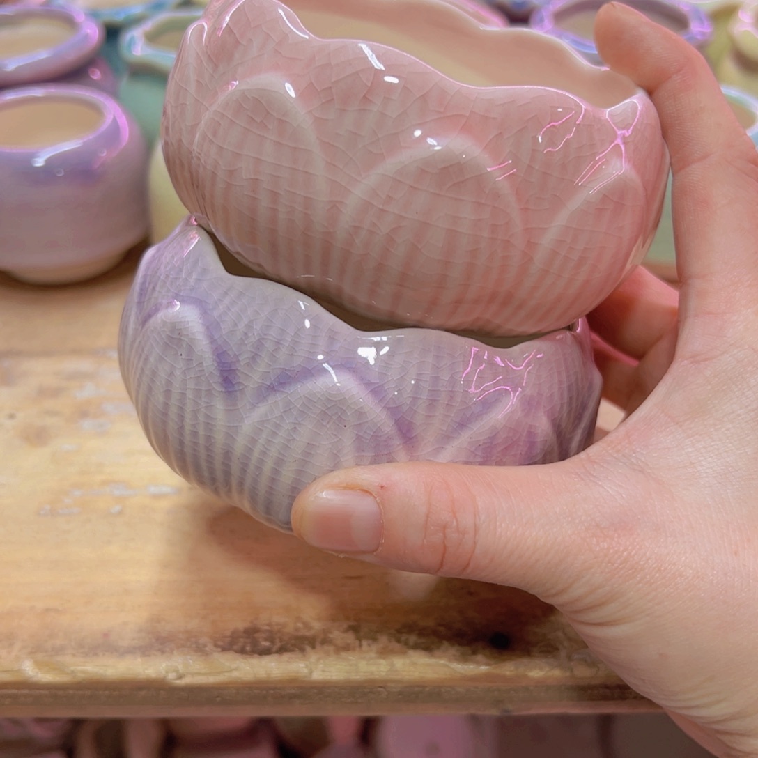 陶瓷花盆当场凑满12包邮