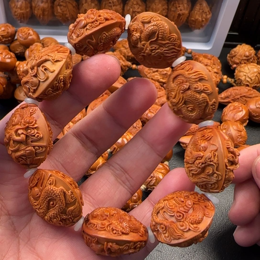 手串/手链橄榄核陈航君九龙万佛手串