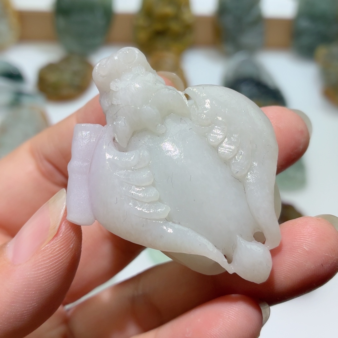 定制翡翠未镶嵌毛货