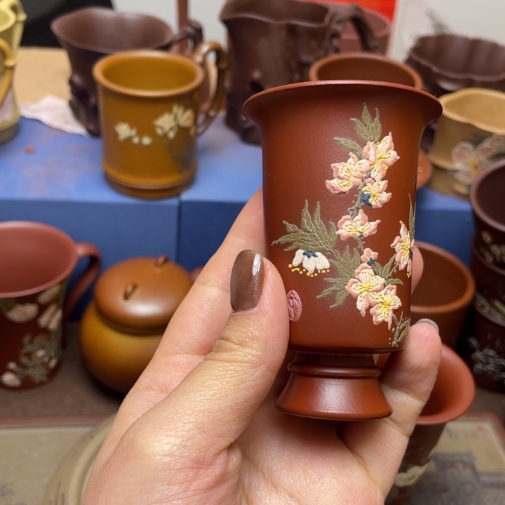 紫砂茶杯紫砂主人杯