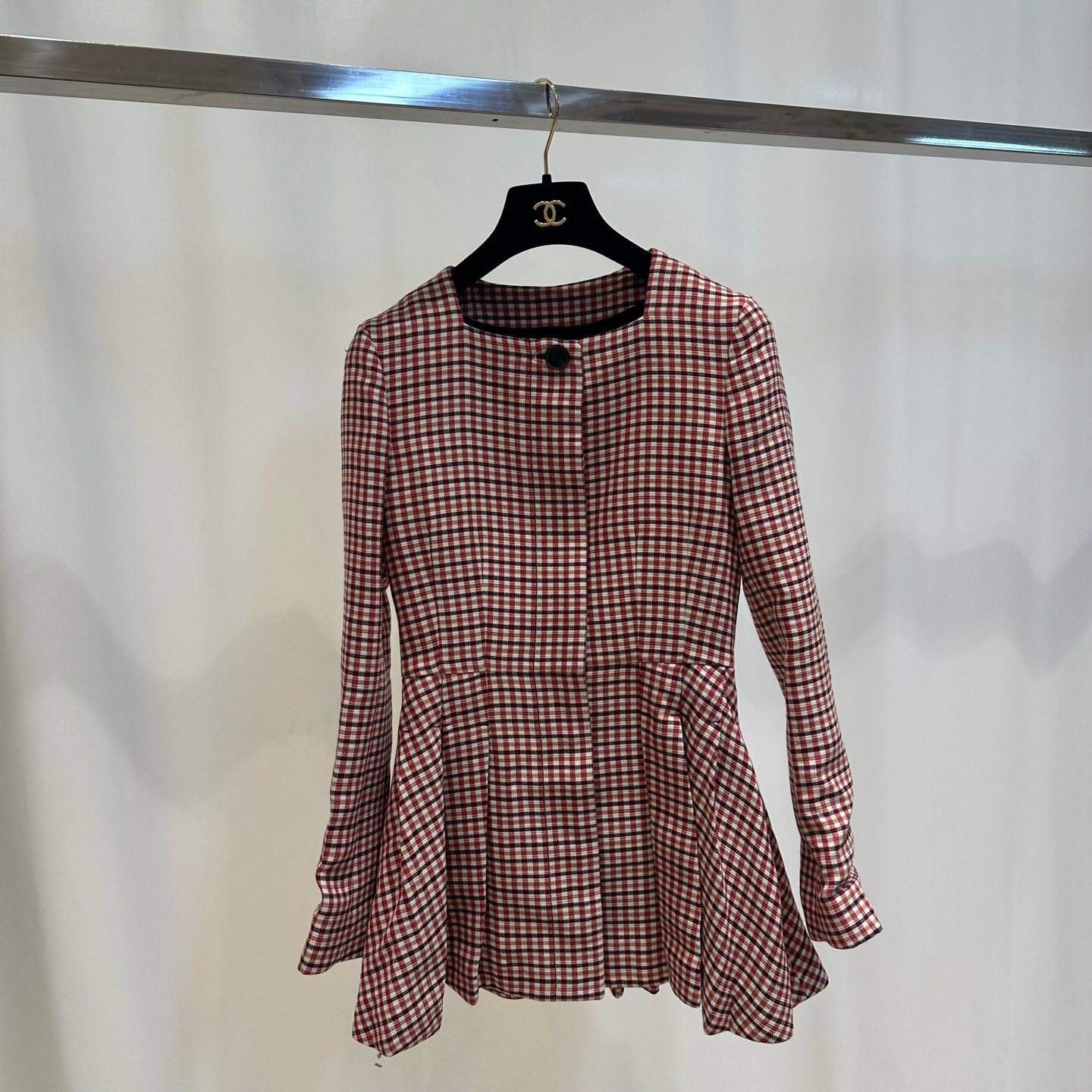 99新 DIOR/迪奥 格纹连衣裙外套 36码 03041