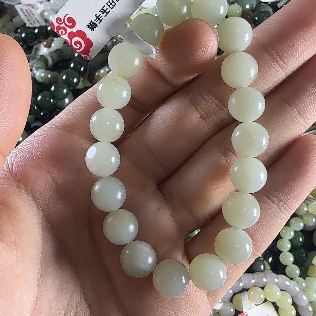 和田玉手链未镶嵌73