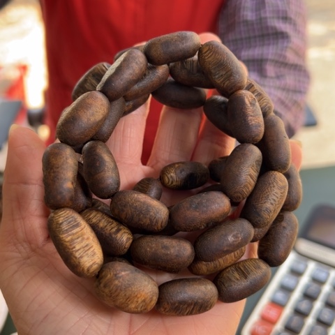 沉香手串白棋49克卡1.0多样性发1条